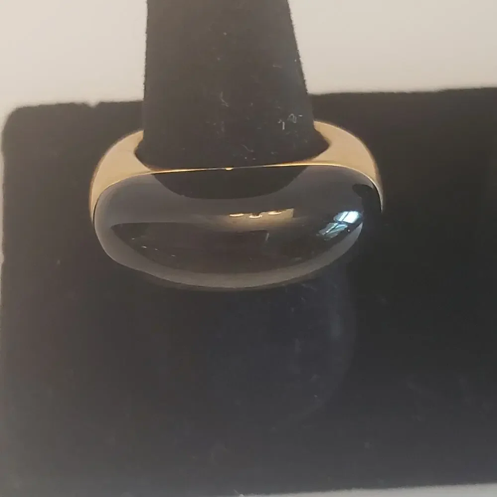Kendra Scott obsidian‎ cocktail ring size 6